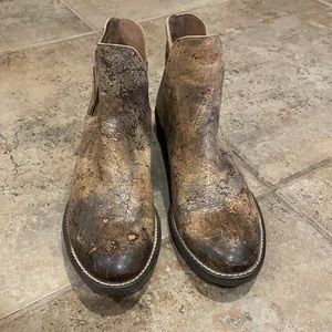 Corkys Girl Leather Boots Size 8